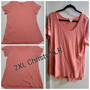 Lularoe Christy Women's Peach Top
